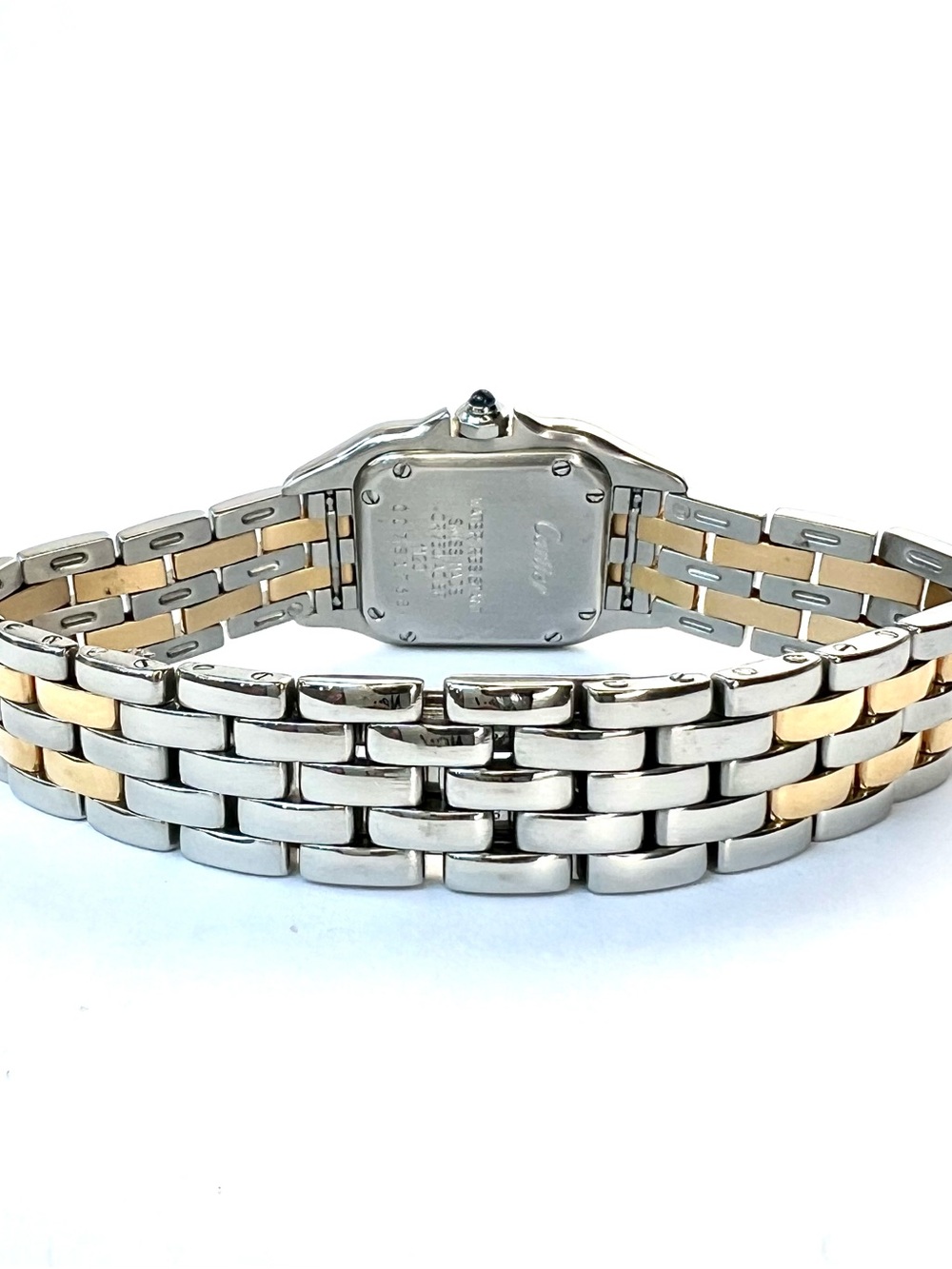 CARTIER PANTHERE 23mm Quartz 2 Row Gold Watch Cream Dial - Picture 7 of 7